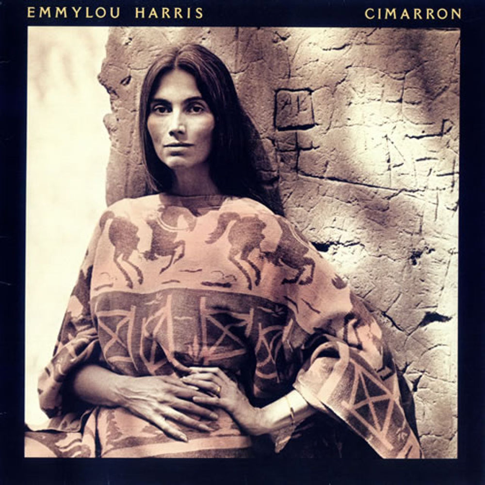 Emmylou Harris Cimarron German vinyl LP album (LP record) WB56955