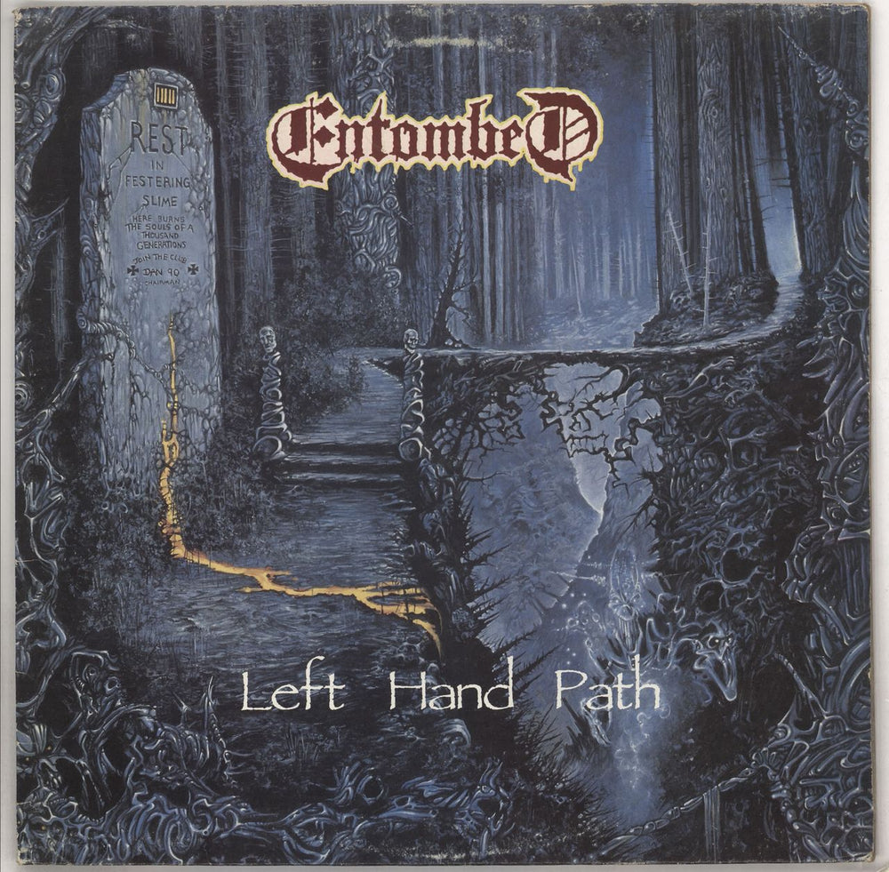 Entombed Left Hand Path - VG UK vinyl LP album (LP record) MOSH21