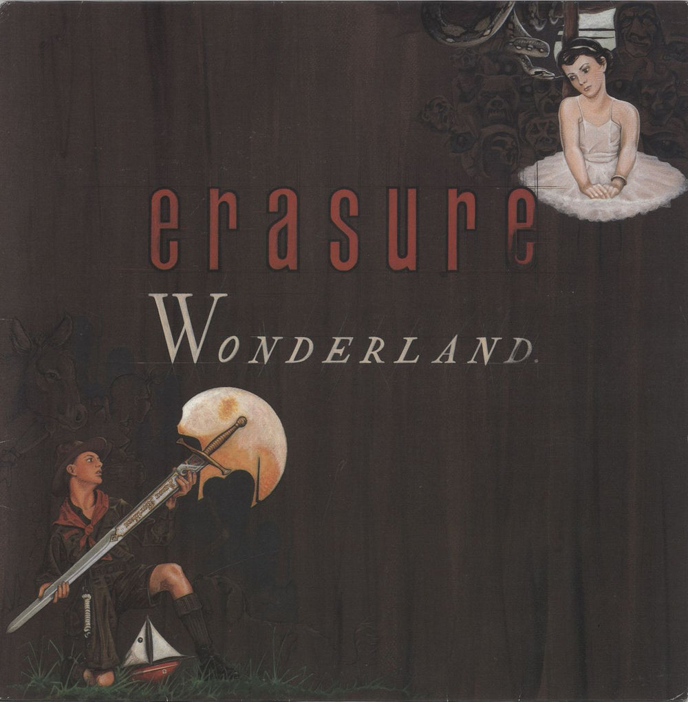 Erasure Wonderland - VG UK vinyl LP album (LP record) STUMM25