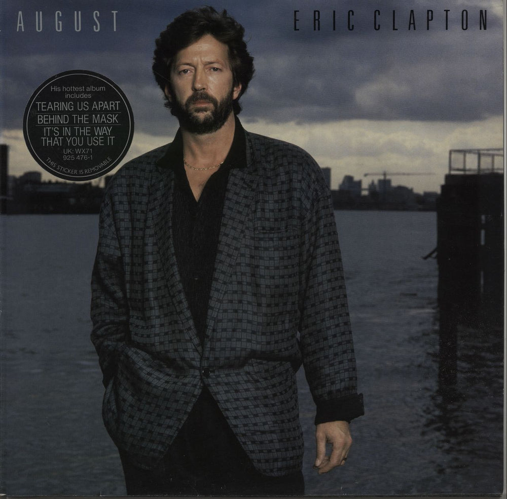 Eric Clapton August German vinyl LP album (LP record) 925476-1