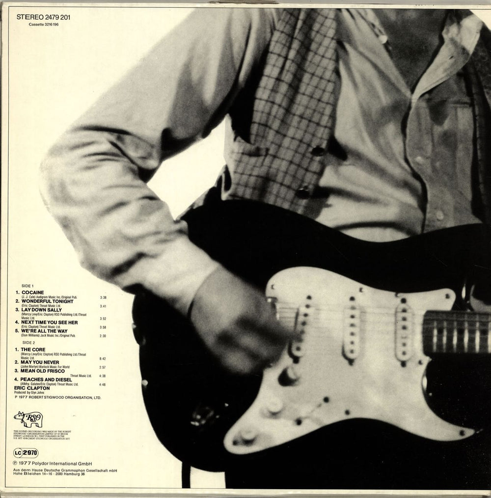 Eric Clapton Slowhand - Gatefold German vinyl LP album (LP record)