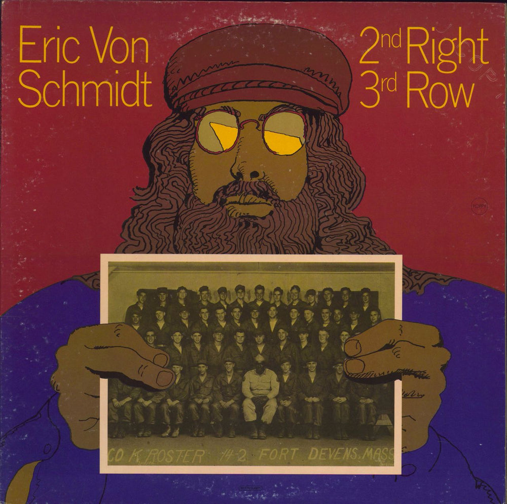 Eric Von Schmidt 2nd Right 3rd Row US vinyl LP album (LP record) PYS-5705