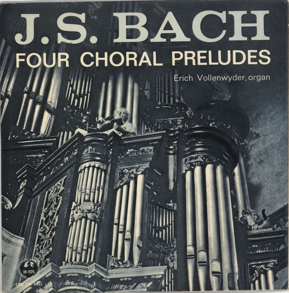 Erich Vollenwyder J.S. Bach: Four Choral Preludes UK 7" vinyl single (7 inch record / 45) M975