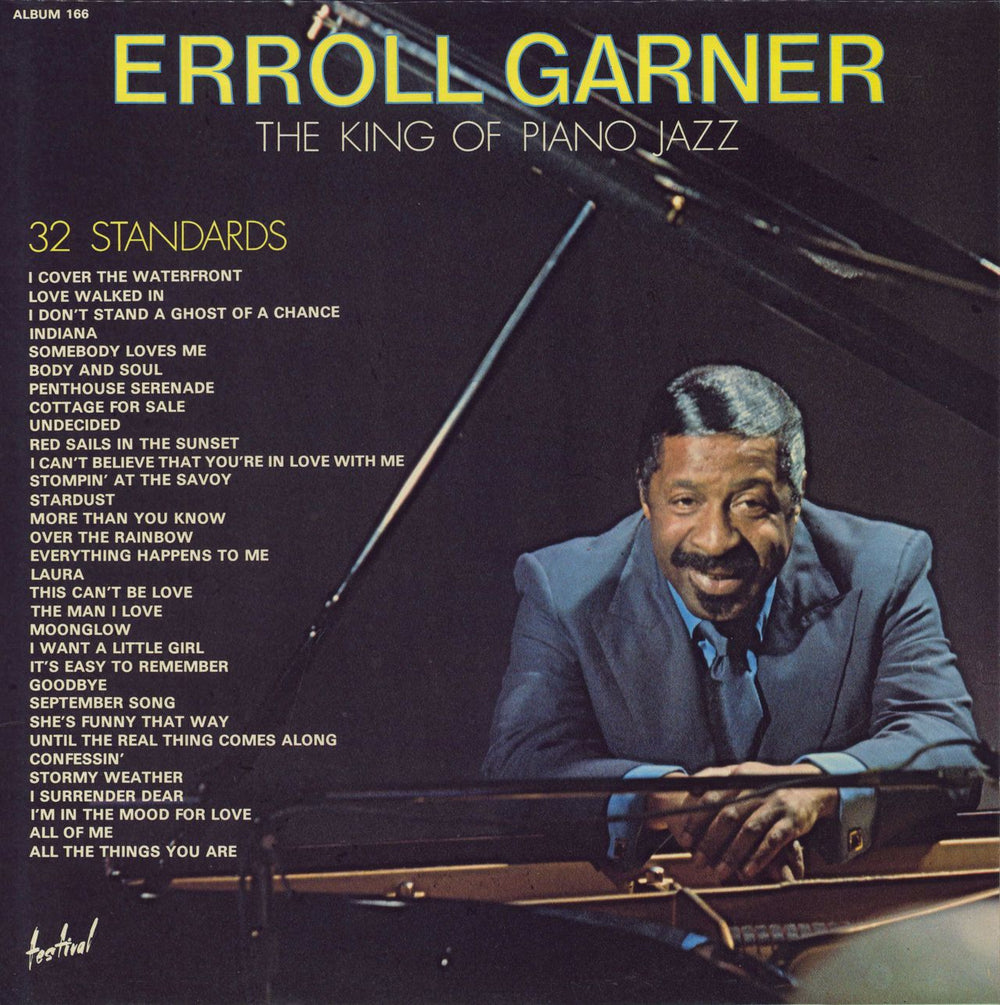 Erroll Garner The King Of Piano Jazz - 32 Standards French 2-LP vinyl record set (Double LP Album) 166