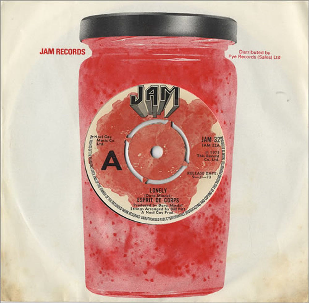 Esprit De Corps Lonely UK Promo 7" vinyl single (7 inch record / 45) JAM32