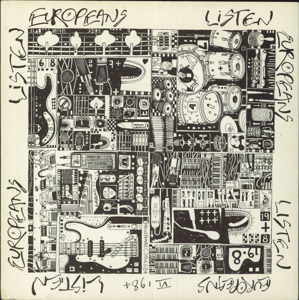 Europeans Listen UK 7" vinyl single (7 inch record / 45) AM201