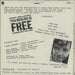 Europeans This Record Is Free UK 7" vinyl single (7 inch record / 45) URO07TH161318