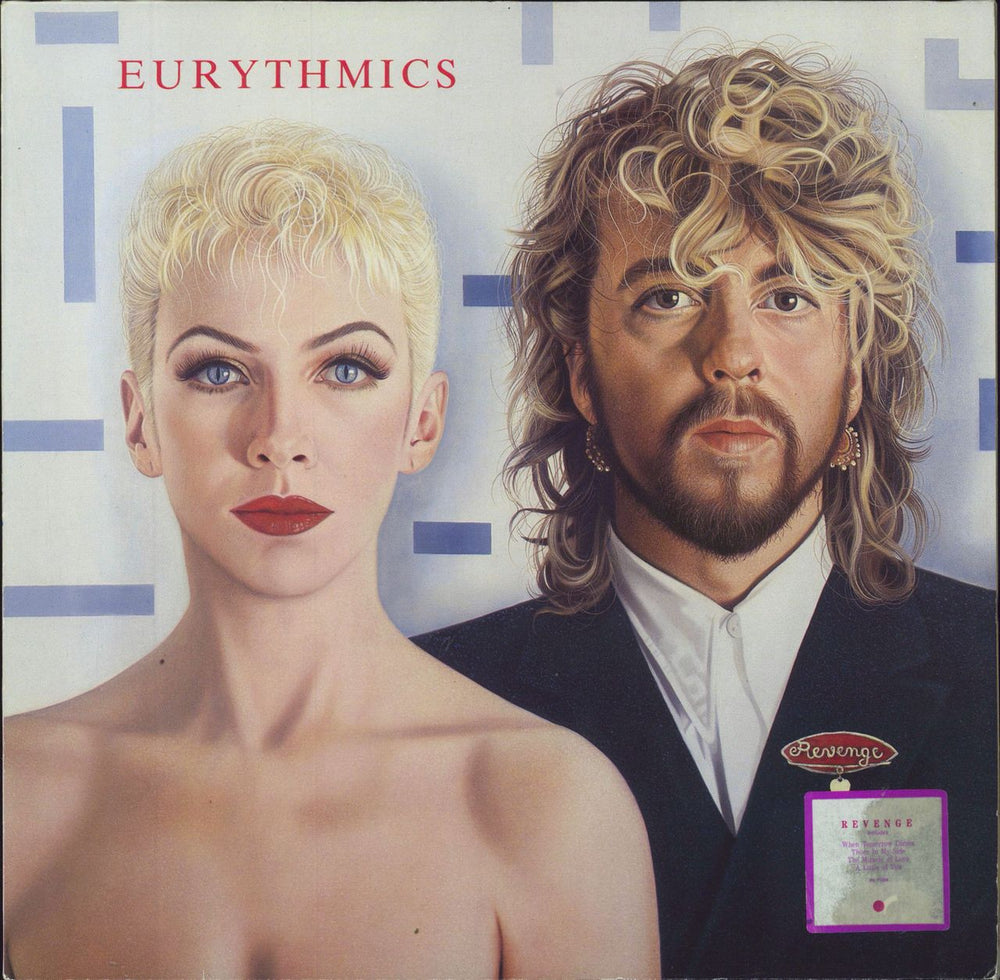 Eurythmics Revenge - hype-stickered p/s UK vinyl LP album (LP record) PL71050