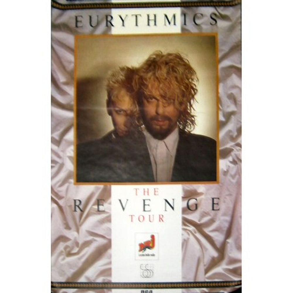 Eurythmics The Revenge Tour French Promo poster 60 X 40