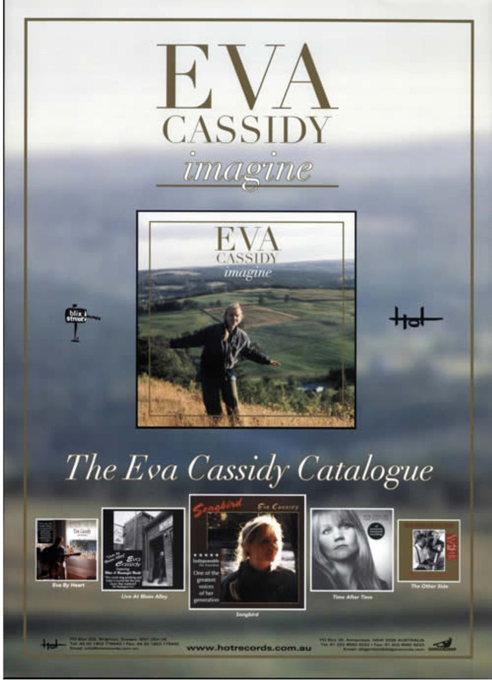 Eva Cassidy American Tune & Imagine - Pair of Posters Australian Promo poster E.CPOAM615796