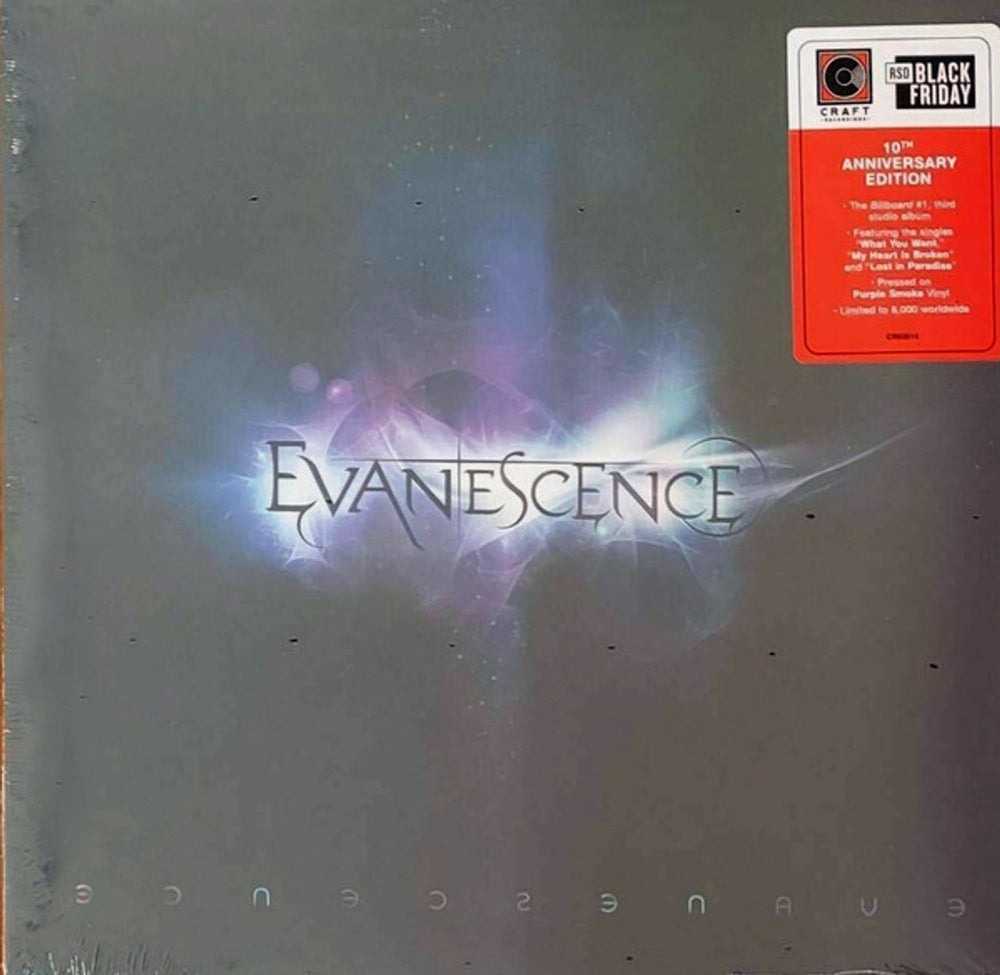 Evanescence Evanescence - Purple Smoke Vinyl - Sealed US vinyl LP album (LP record) ESCLPEV781273