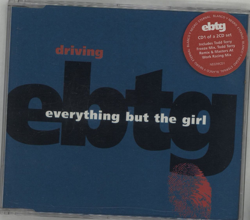 Everything But The Girl Driving - CD1 UK CD single (CD5 / 5") NEG99CD1