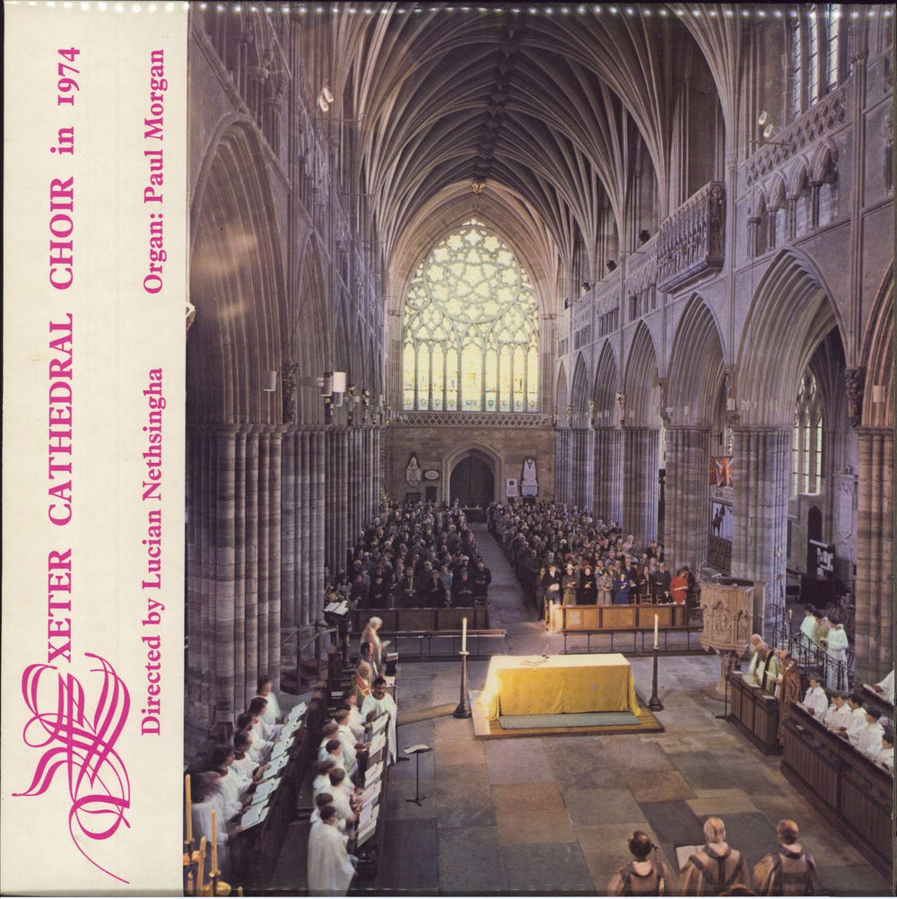 Exeter Cathedral Choir Exeter Cathedral Choir In 1974 UK vinyl LP album (LP record) EXCATH3