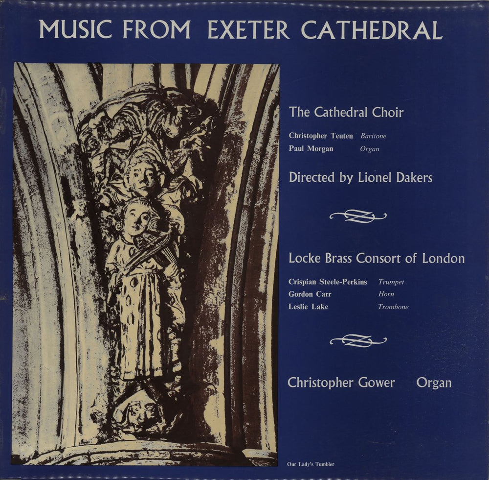 Exeter Cathedral Choir Music From Exeter Cathedral UK vinyl LP album (LP record) EXCATH1