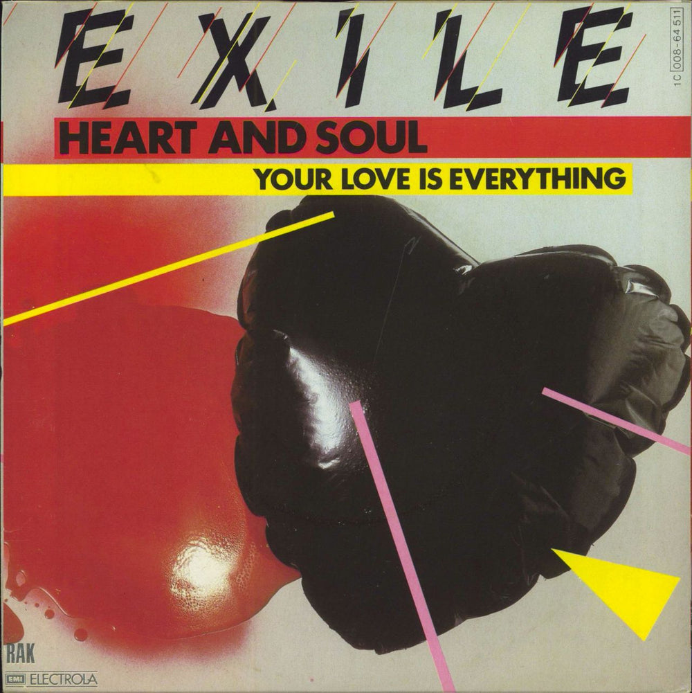 Exile Heart And Soul German 7" vinyl single (7 inch record / 45)