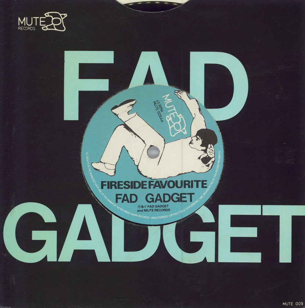 Fad Gadget Fireside Favourite UK 7" vinyl single (7 inch record / 45)