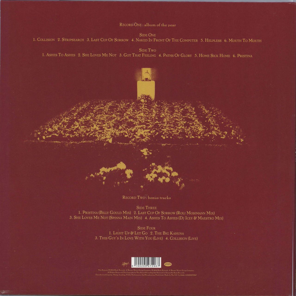 Faith No More Album Of The Year - 180gm UK 2-LP vinyl record set (Double LP Album) 190295972967