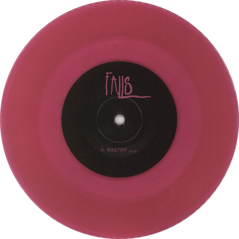 Falls Mastiff - Pink Vinyl + Numbered UK 7" vinyl single (7 inch record / 45) 3A207MA765811