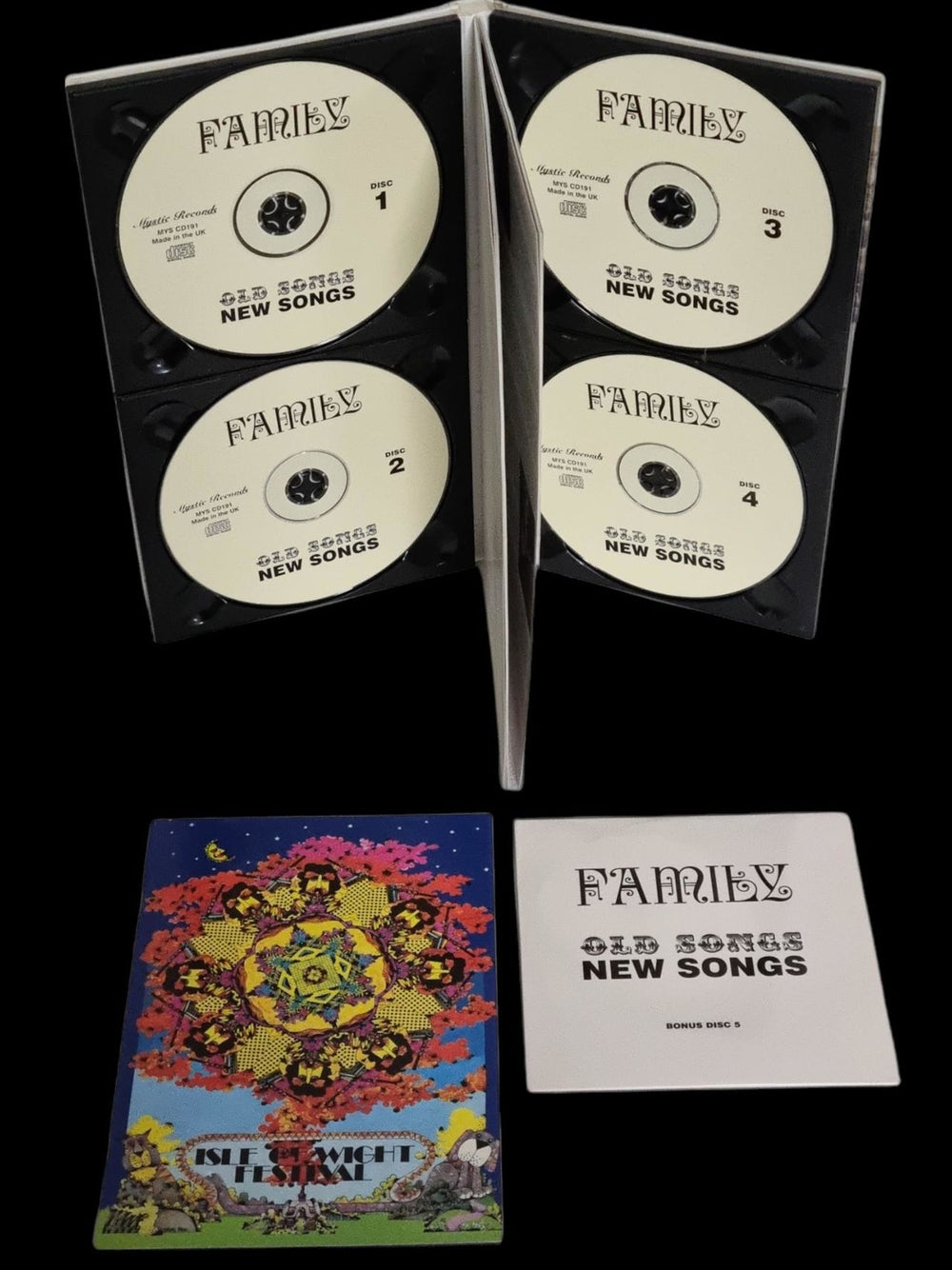 Family Old Songs New Songs + IOW Programme US 5-CD album set FML5COL731628