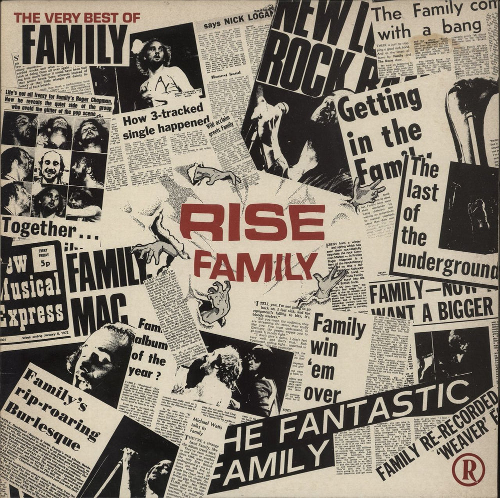 Family Rise UK vinyl LP album (LP record) BEC777
