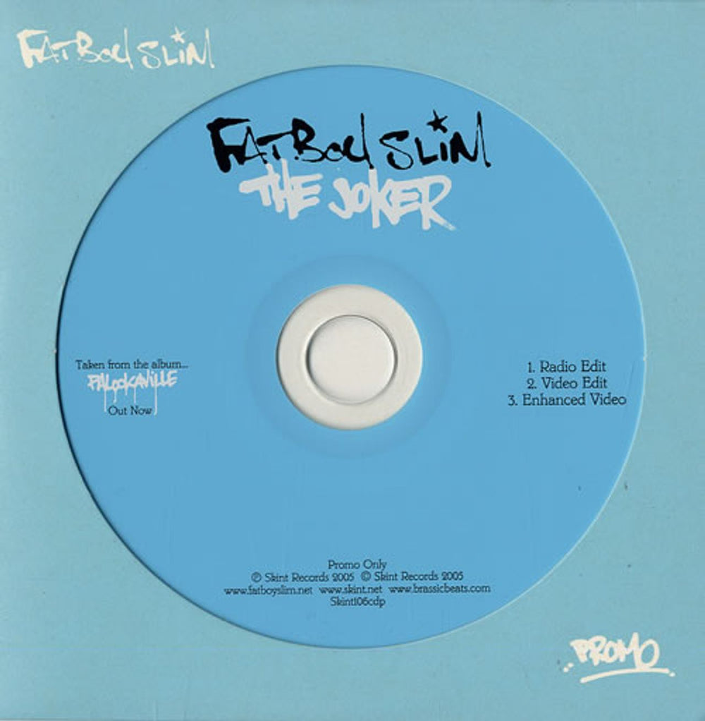 Fatboy Slim The Joker UK Promo CD single (CD5 / 5") SKINT106CDP