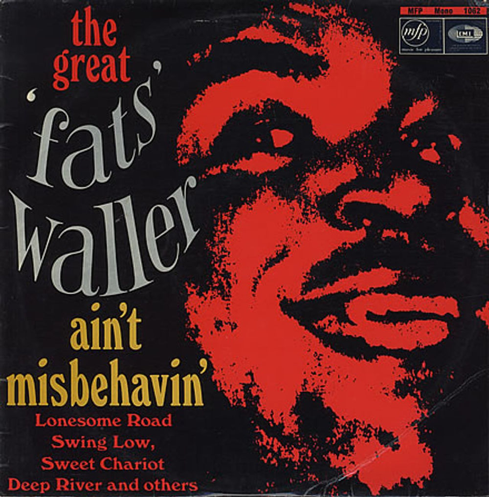 Fats Waller Ain't Misbehavin' UK vinyl LP album (LP record) MFP1062