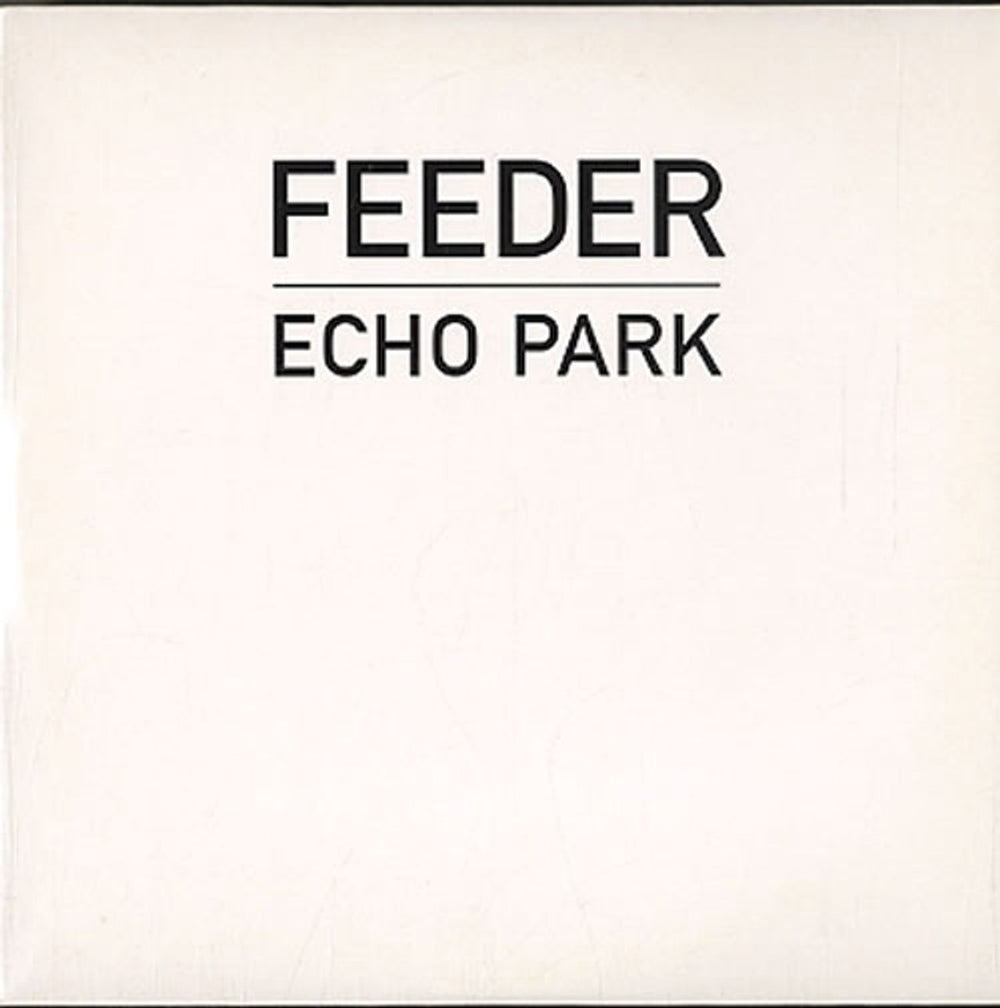 Feeder Echo Park UK Promo CD album (CDLP) RRPROMO582