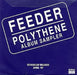 Feeder Polythene Album Sampler UK Promo CD single (CD5 / 5") ECHPR15