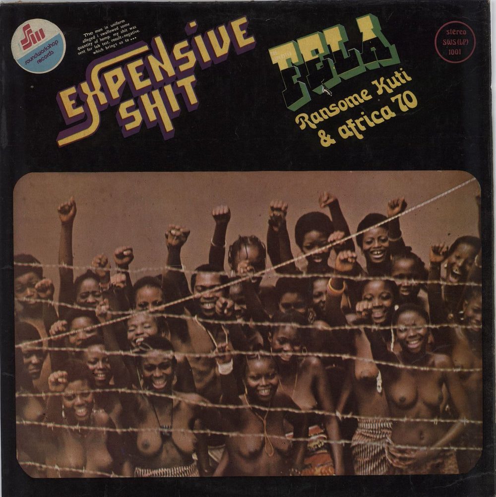 Fela Kuti Expensive Shit African vinyl LP album (LP record) SWS1001