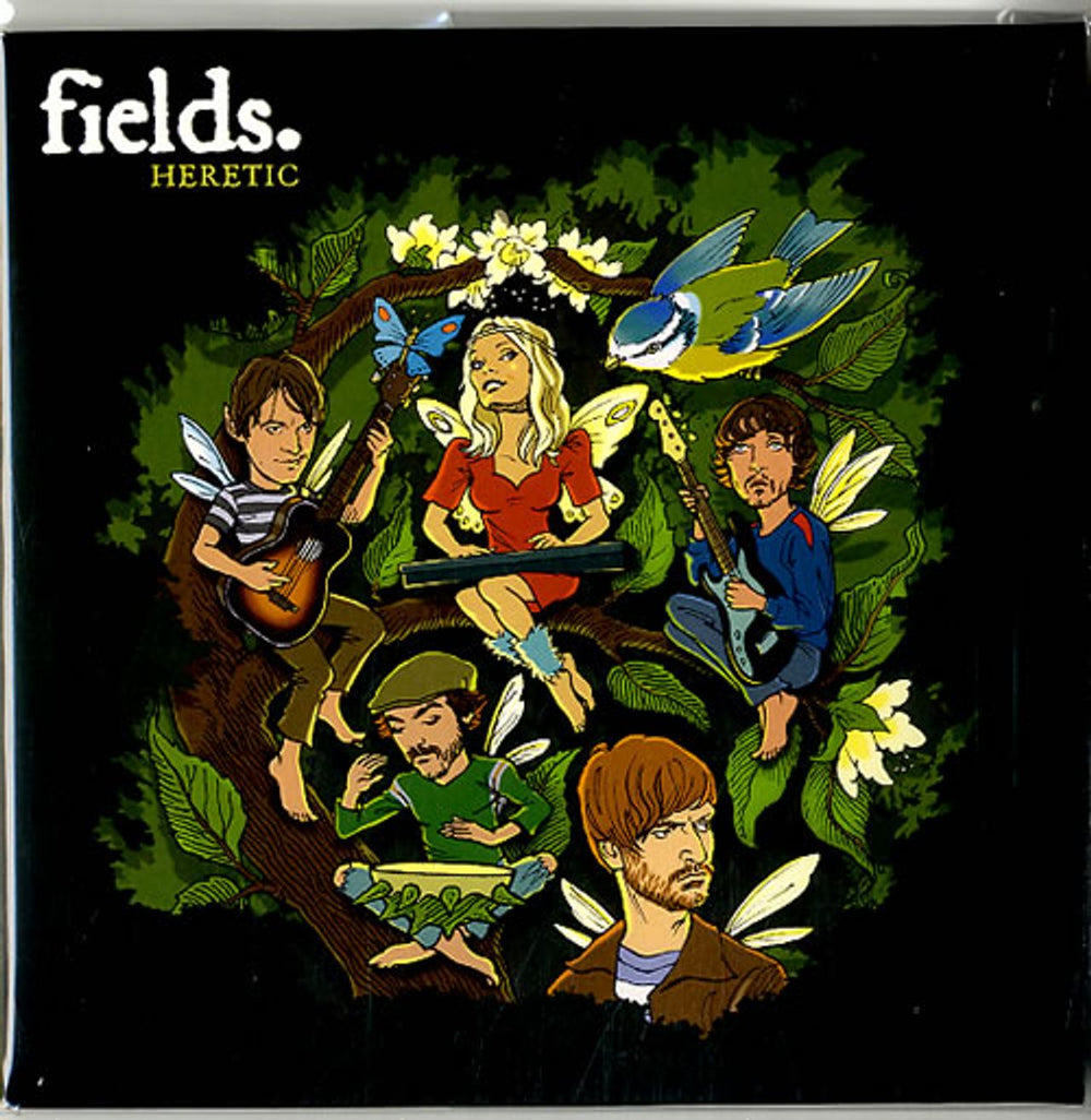 Fields (Indie) Heretic UK 7" vinyl single (7 inch record / 45) K9003