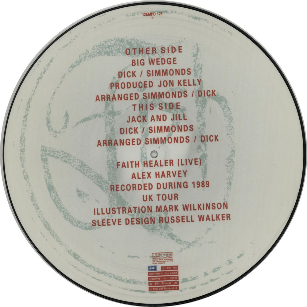 Fish Big Wedge UK 12" vinyl picture disc (12 inch picture record) FIS2PBI339643