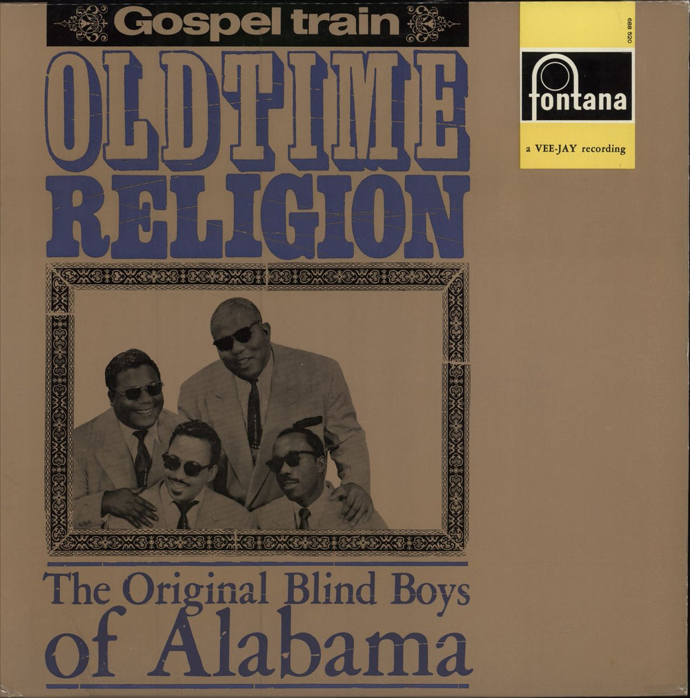 Five Blind Boys Old Time Religion UK vinyl LP album (LP record) 688520ZL