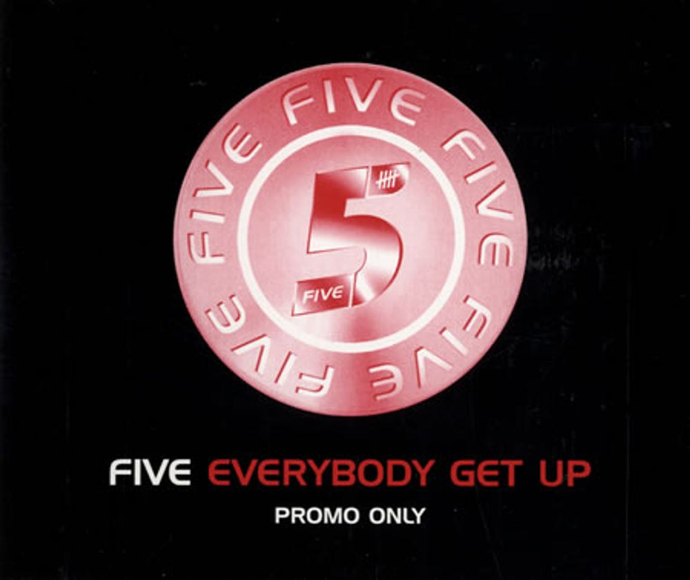 Five Everybody Get Up UK Promo CD single (CD5 / 5") GETUP01