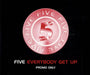 Five Everybody Get Up UK Promo CD single (CD5 / 5") GETUP01