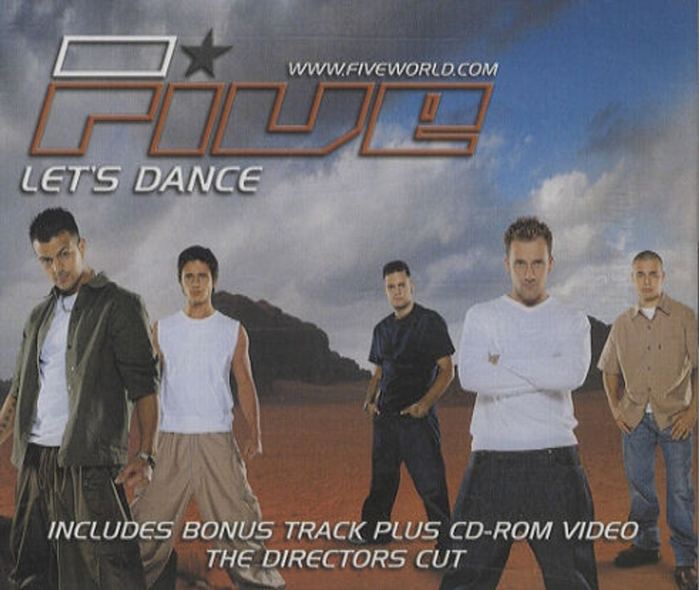 Five Let's Dance UK CD single (CD5 / 5") 74321 875962