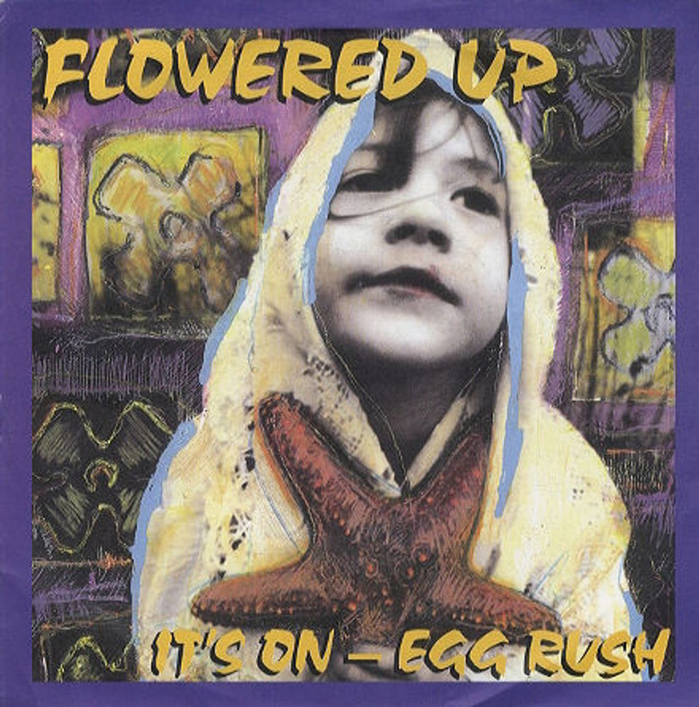 Flowered Up It's On UK 7" vinyl single (7 inch record / 45) FUP2