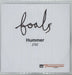 Foals Hummer UK Promo CD-R acetate CD-R