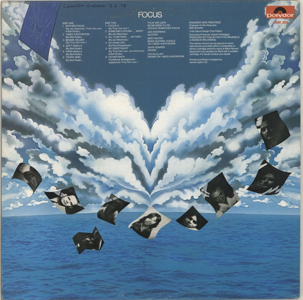 Focus Mother Focus UK vinyl LP album (LP record)