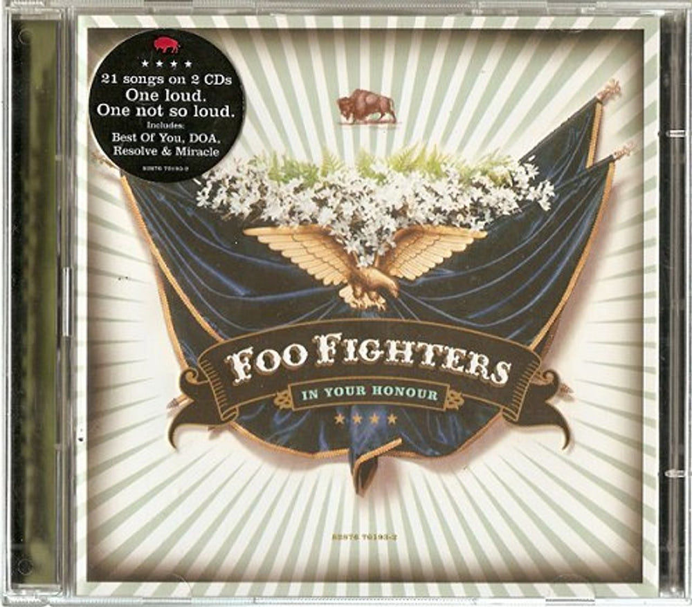 Foo Fighters In Your Honour UK 2 CD album set (Double CD) 82876701932