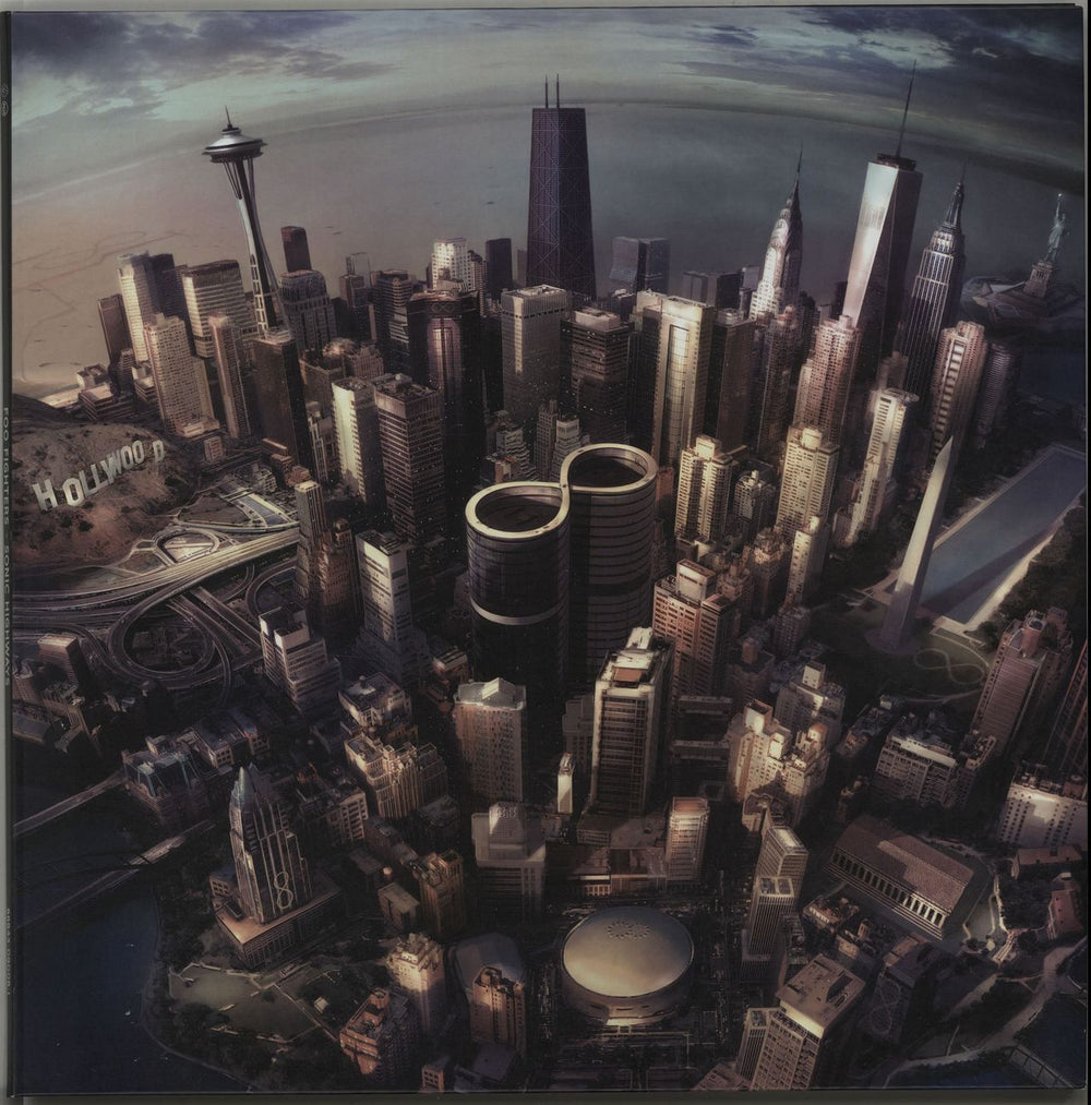 Foo Fighters Sonic Highways - Composite Sleeve US vinyl LP album (LP record) 88843-09008-1