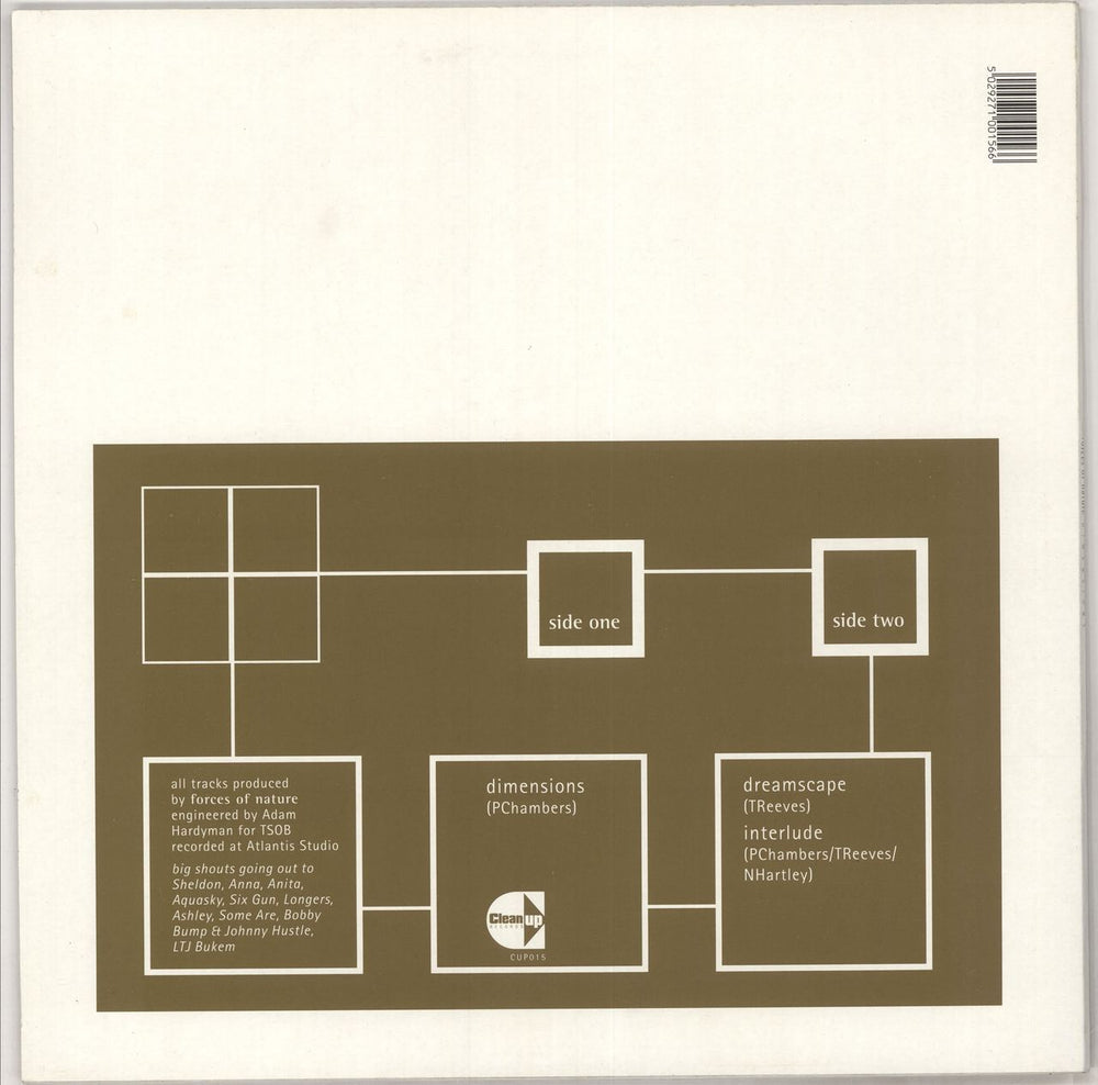 Forces Of Nature Dimensions UK Promo 12" vinyl single (12 inch record / Maxi-single) 5029271001566