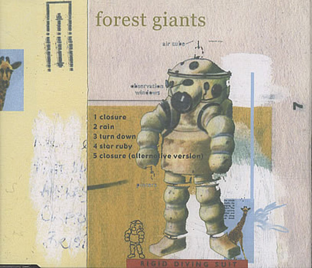 Forest Giants Closure EP UK Promo CD-R acetate CD-R ACETATE