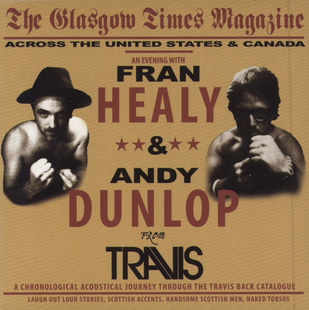 Fran Healy An Evening With Fran Healy & Andy Dunlop From Travis US CD album (CDLP)