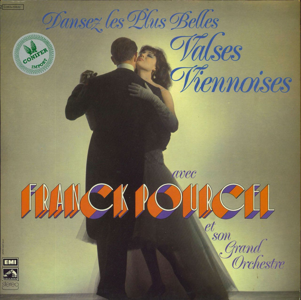 Franck Pourcel Dansez Les Plus Belles Valses Viennoises French vinyl LP album (LP record) 2C063-10632