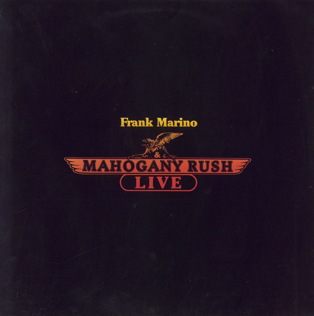 Frank Marino & Mahogany Rush Live UK vinyl LP album (LP record) 82621