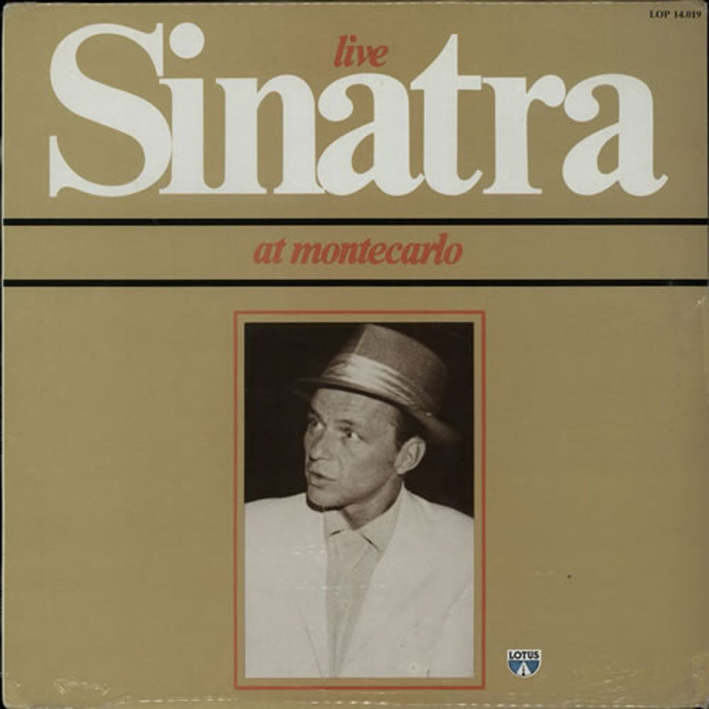 Frank Sinatra Live At Montecarlo Italian vinyl LP album (LP record) LOP14.019