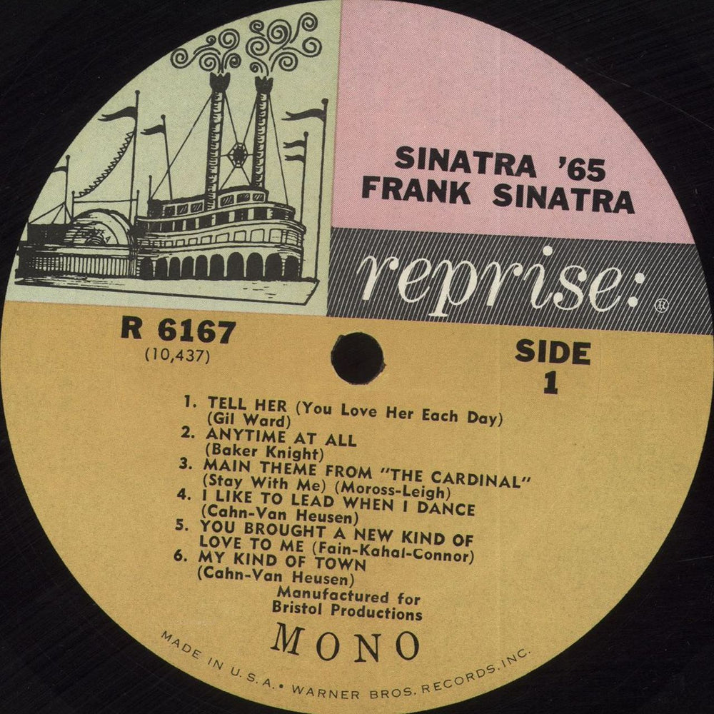 Frank Sinatra Sinatra '65 - shrink US vinyl LP album (LP record) FRSLPSI698555