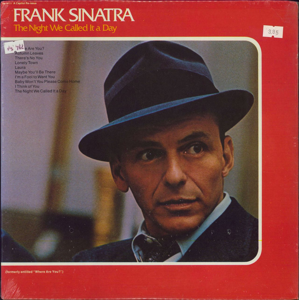 Frank Sinatra The Night We Called It A Day - Sealed US vinyl LP album (LP record) SN-16111