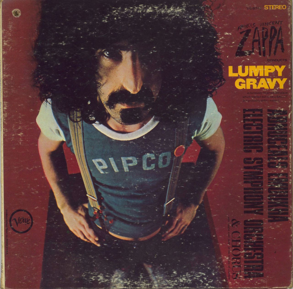 Frank Zappa Lumpy Gravy US Promo vinyl LP album (LP record) V6-8741