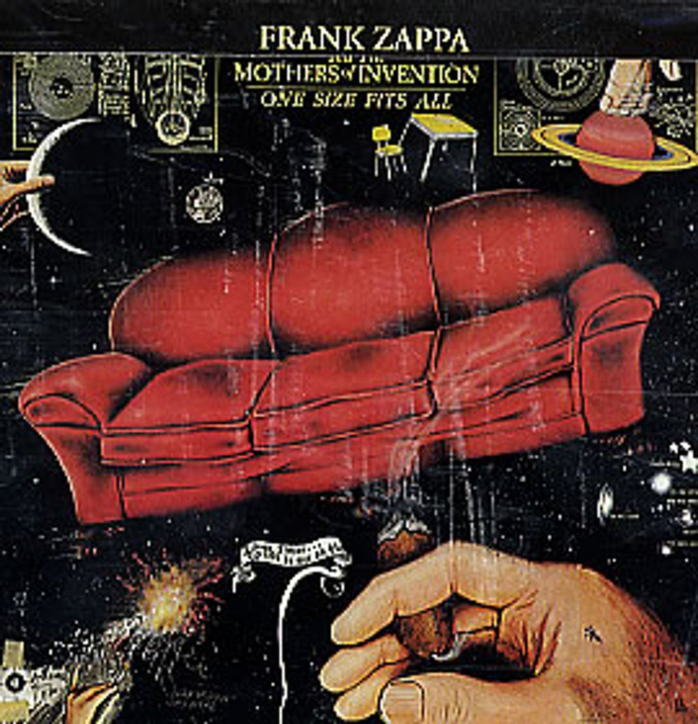 Frank Zappa One Size Fits All US CD album (CDLP) RCD10521